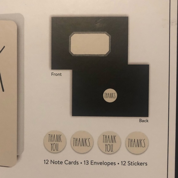 RAE DUNN Note Card Set - Picture 5 of 5